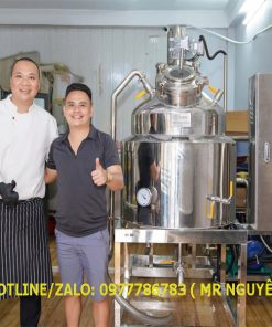 máy cô đặc chân không 100 lít