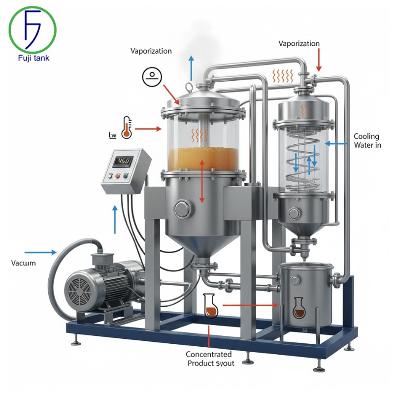 cô đặc chân không là gì