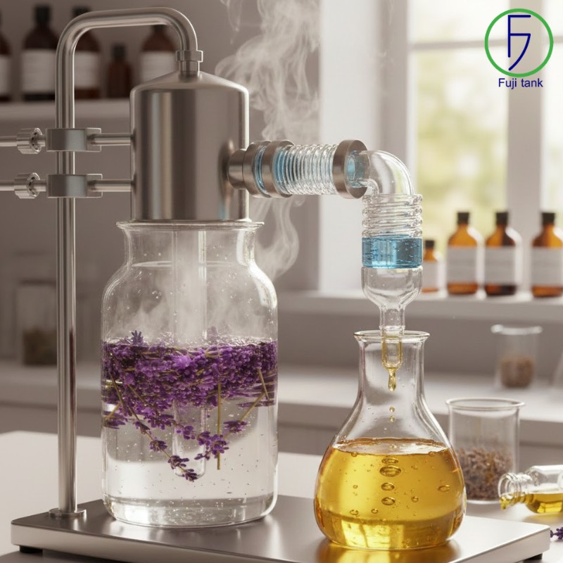 nguyên lý chưng cất tinh dầu