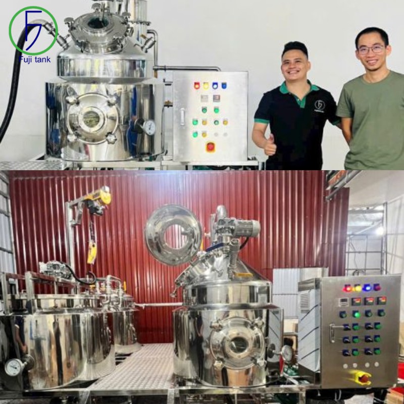 máy cô đặc sữa chân không