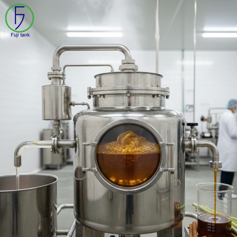 máy cô đặc tinh dầu