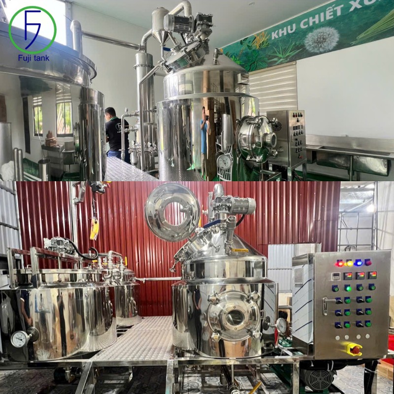 máy cô đặc tinh dầu