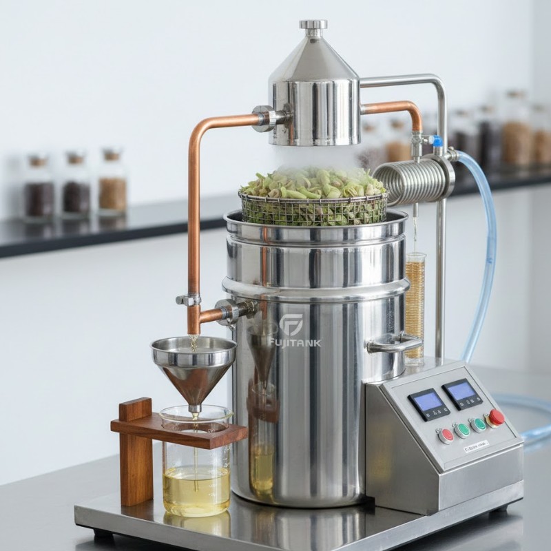 nồi chưng cất tinh dầu sả