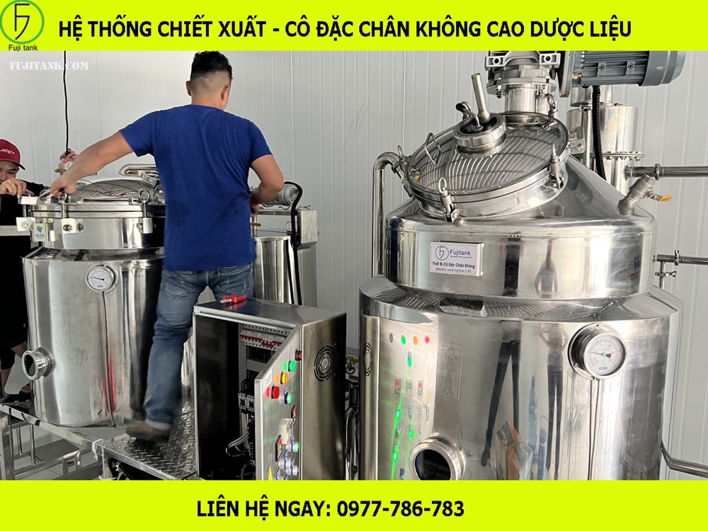 máy chiết xuất dược liệu