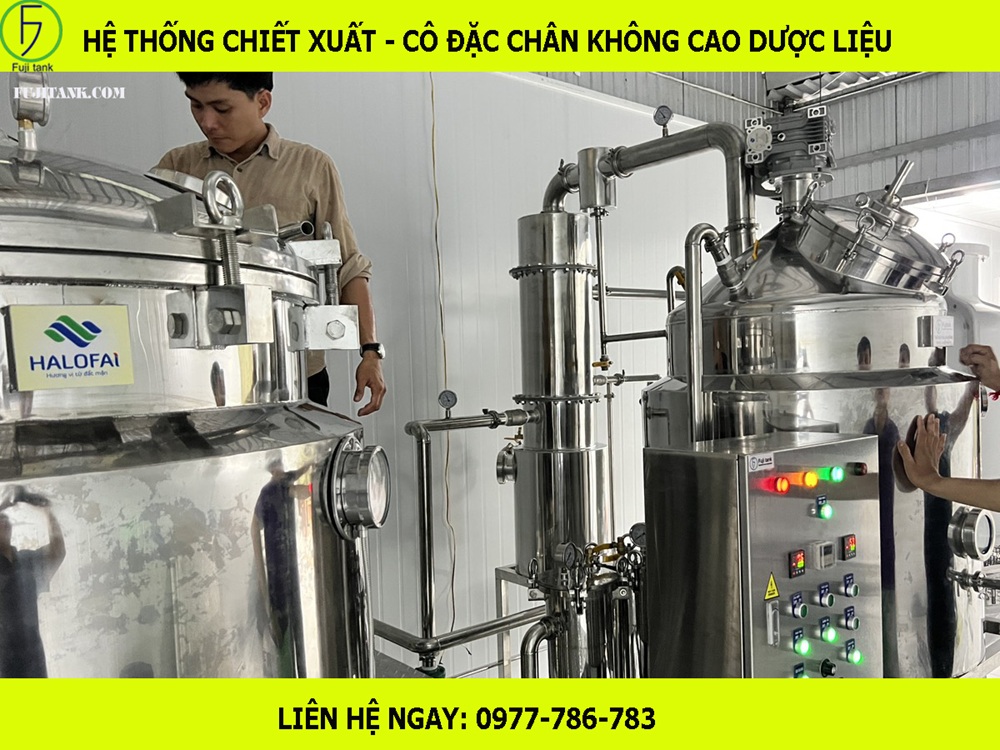 máy chiết xuất dược liệu