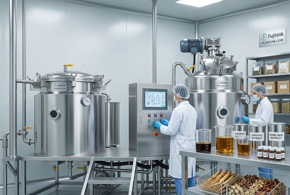 hệ thống chiết xuất dược liệu