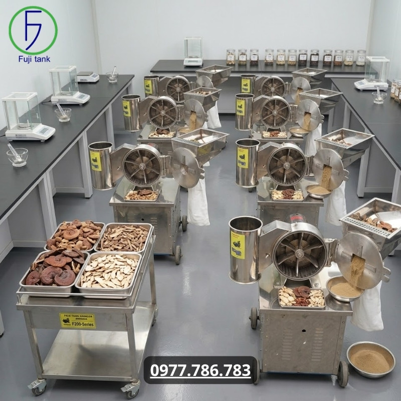 máy nghiền dược liệu