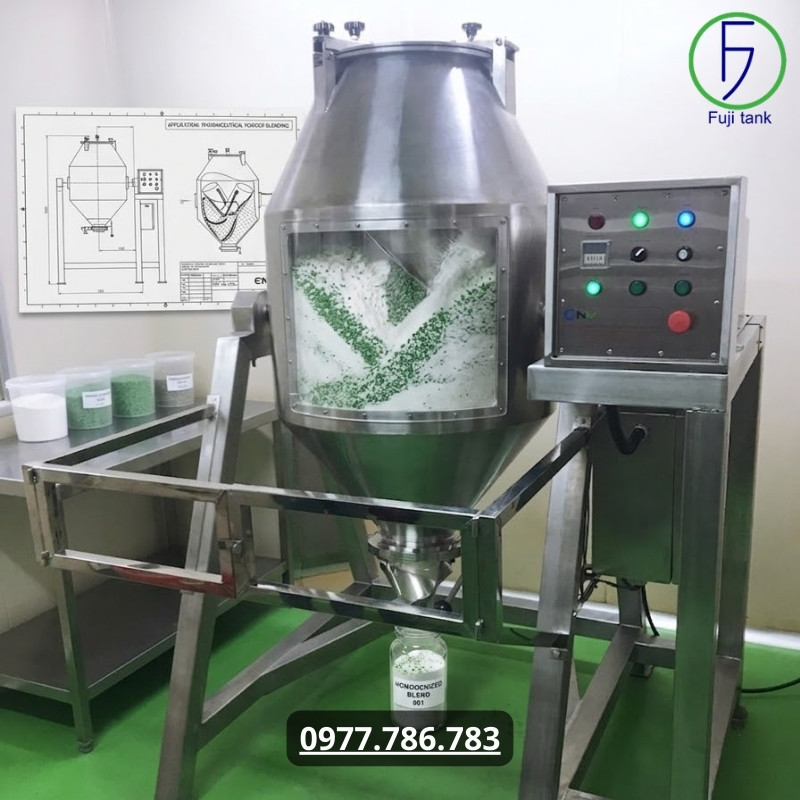 Máy trộn dạng trống 50kg