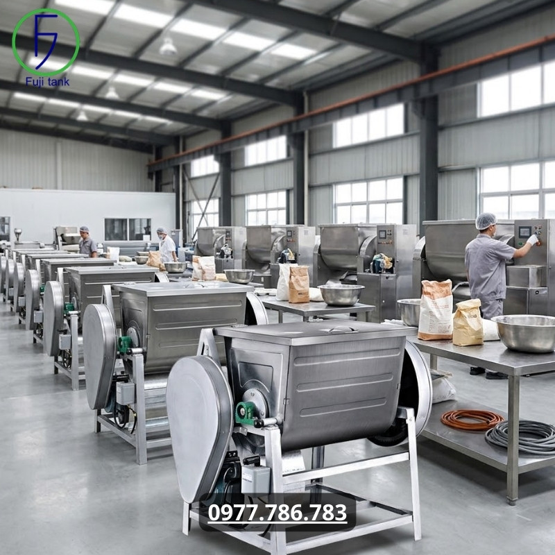 Máy trộn nằm ngang 50kg