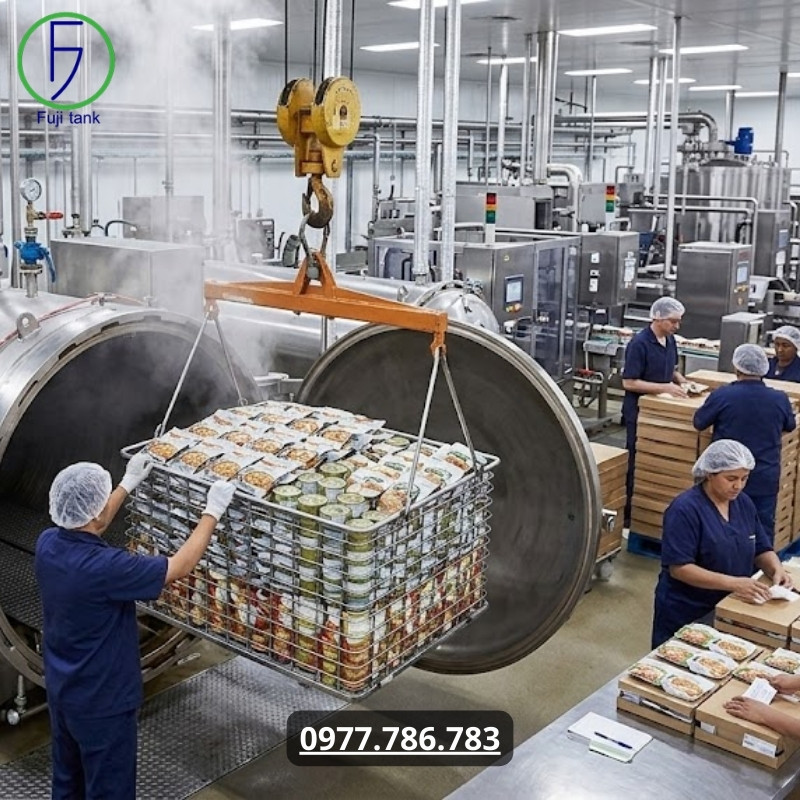 Nồi nấu áp suất 1500l