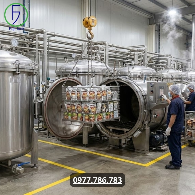 Nồi nấu áp suất 1500l