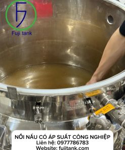 nồi nấu áp suất công nghiệp 200l