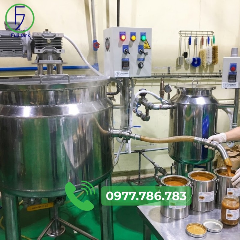 bồn khuấy gia nhiệt 100l