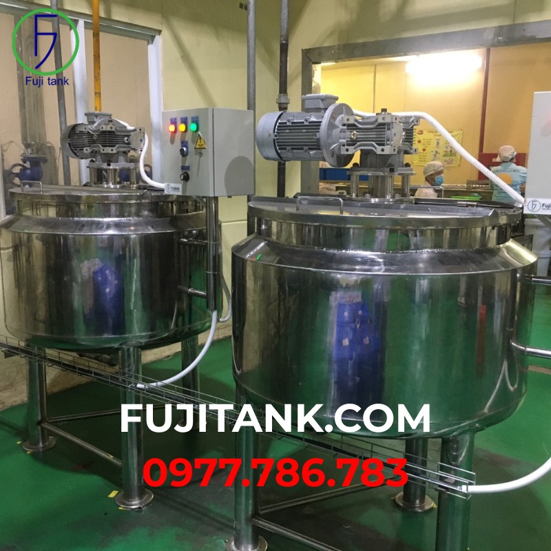 bồn khuấy gia nhiệt 2000l