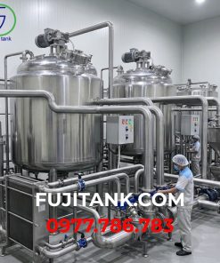bồn khuấy gia nhiệt 2000 lít