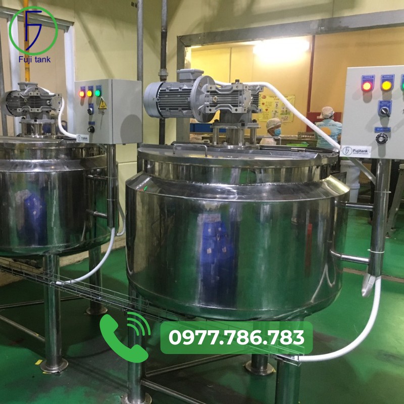 Nồi nấu có cánh khuấy 120l
