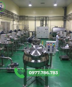 nồi nấu có cánh khuấy 2 lớp