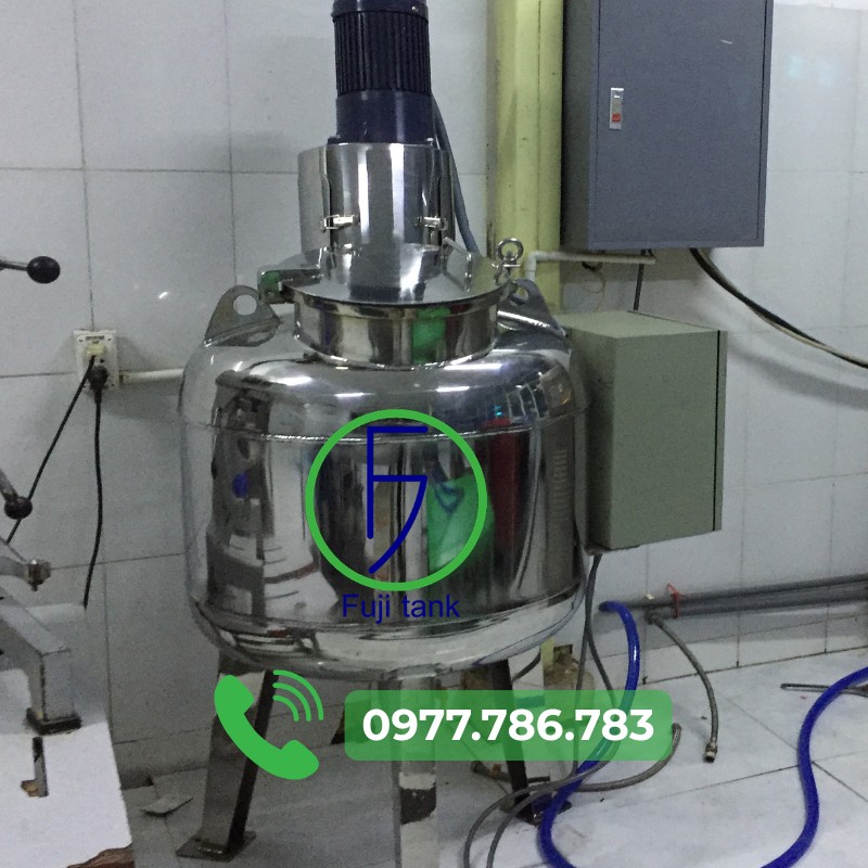 nồi nấu gia nhiệt có cánh khuấy