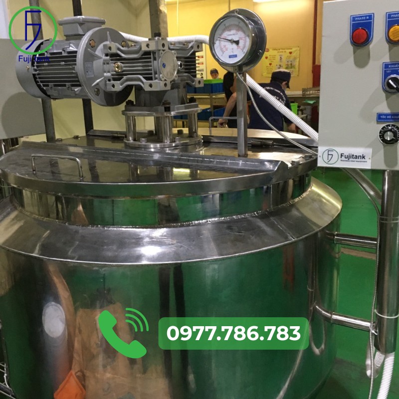 nồi nấu có cánh khuấy công nghiệp